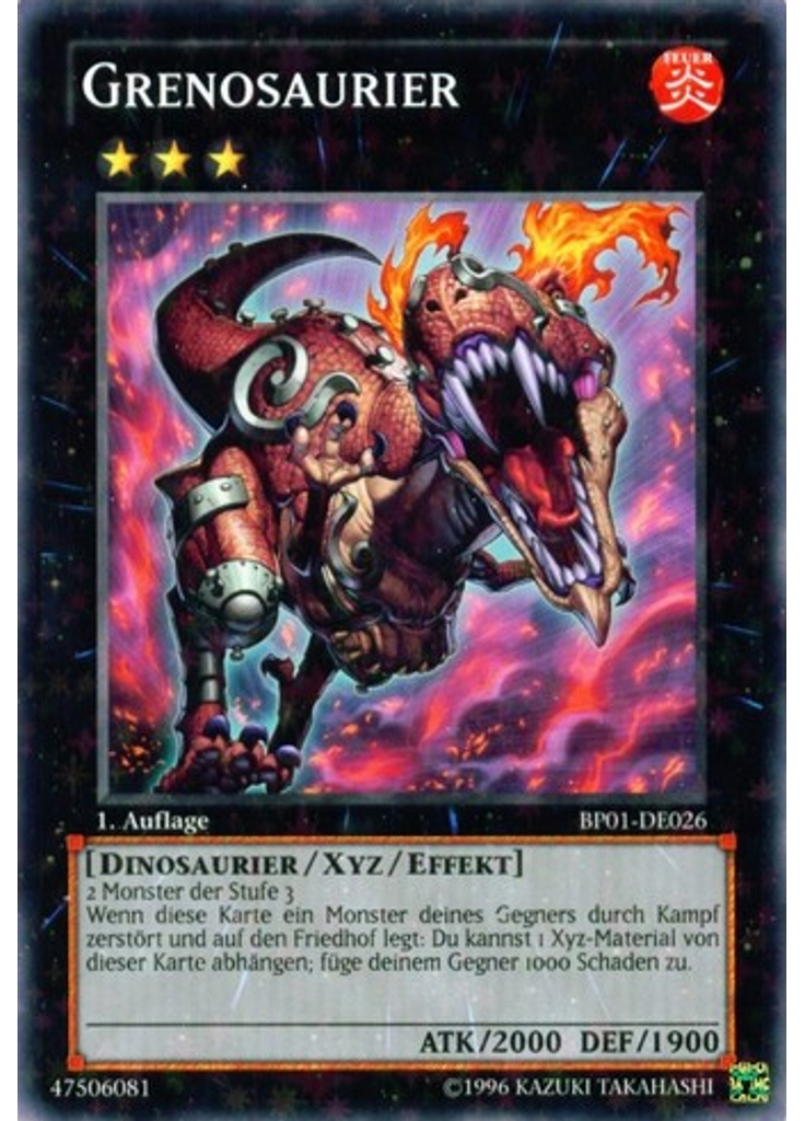 Grenosaurier (Starfoil Rare 1st Edition)