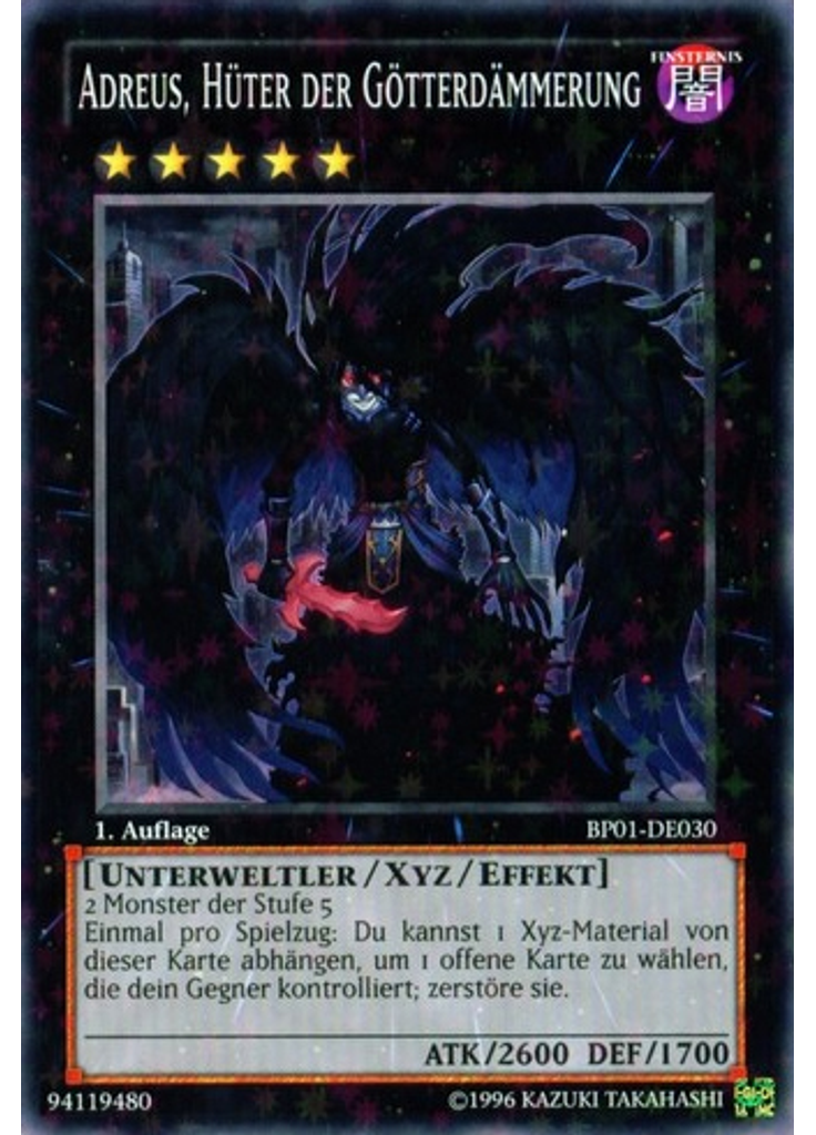 Adreus, Hüter der Götterdämmerung (Starfoil Rare 1st Edition)
