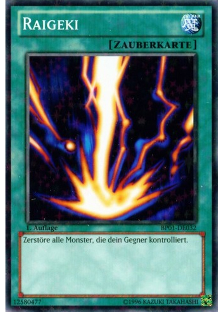 Raigeki (Starfoil Rare 1st Edition)