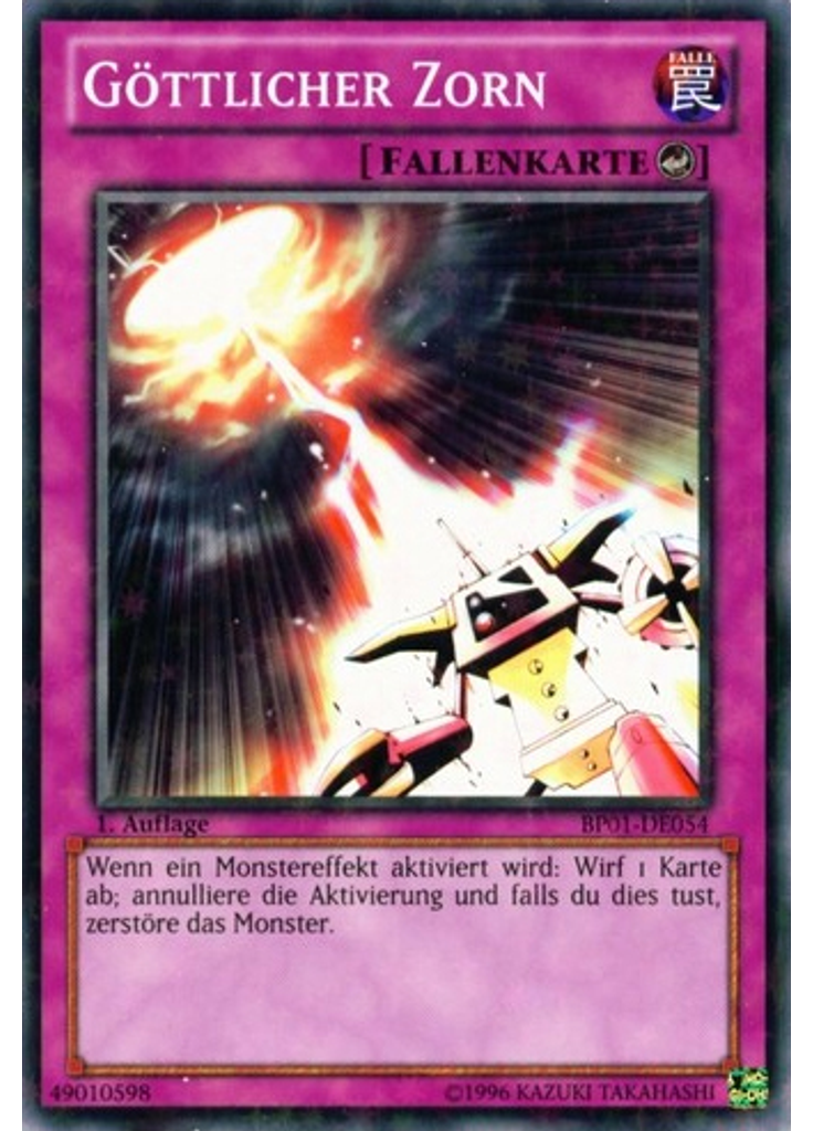 Göttlicher Zorn (Starfoil Rare 1st Edition)