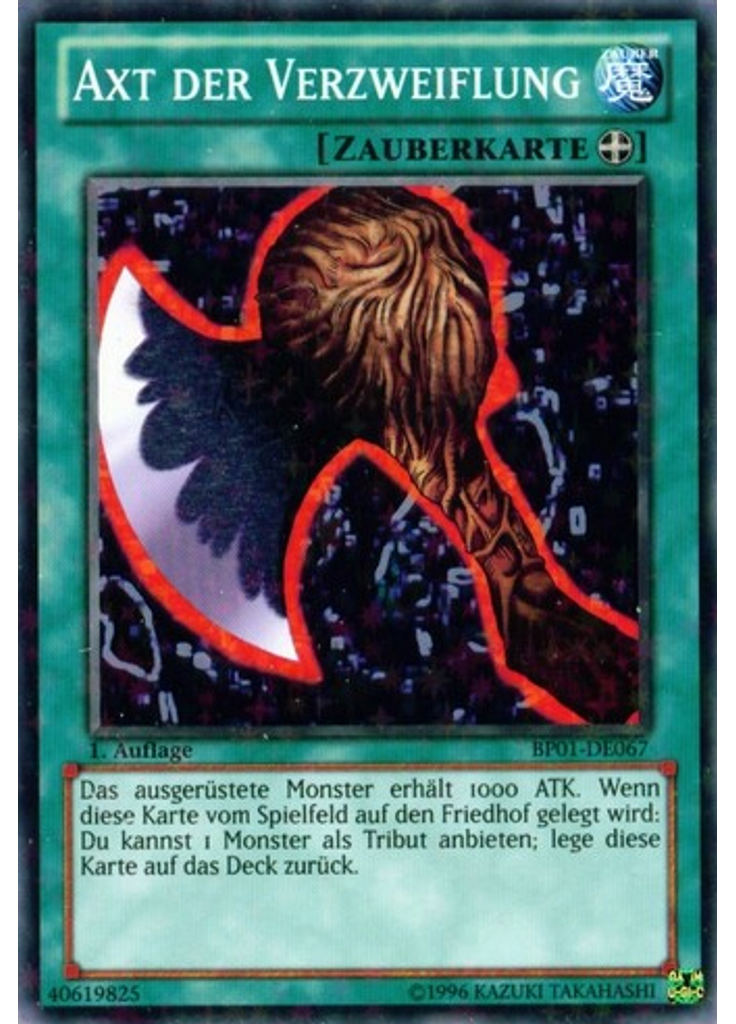 Axt der Verzweiflung (Starfoil Rare 1st Edition)