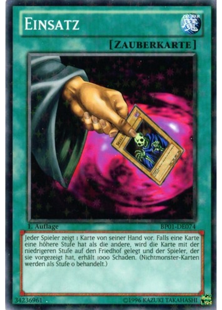 Einsatz (Starfoil Rare 1st Edition)