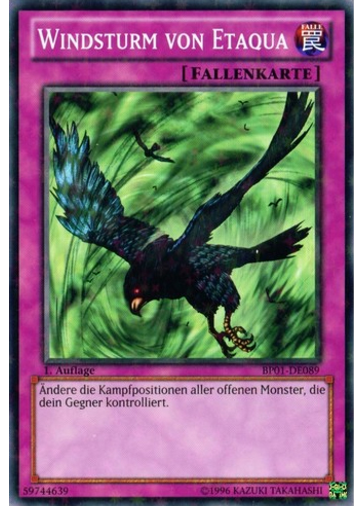 Windsturm von Etaqua (Starfoil Rare 1st Edition)