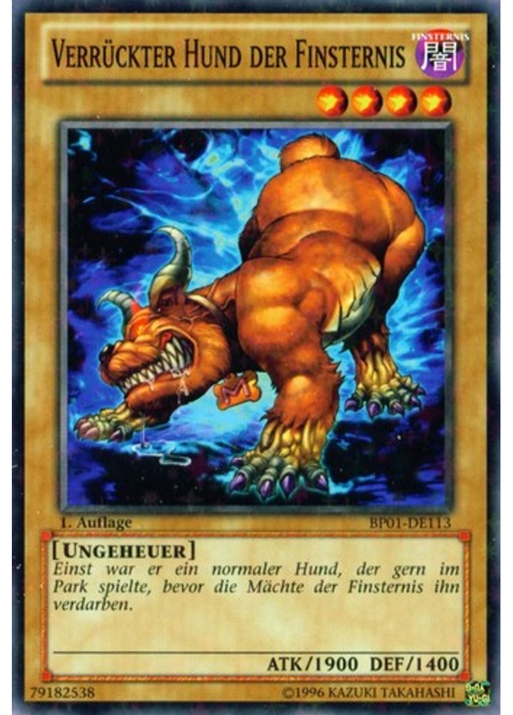 Verrückter Hund der Finsternis (Starfoil Rare 1st Edition)