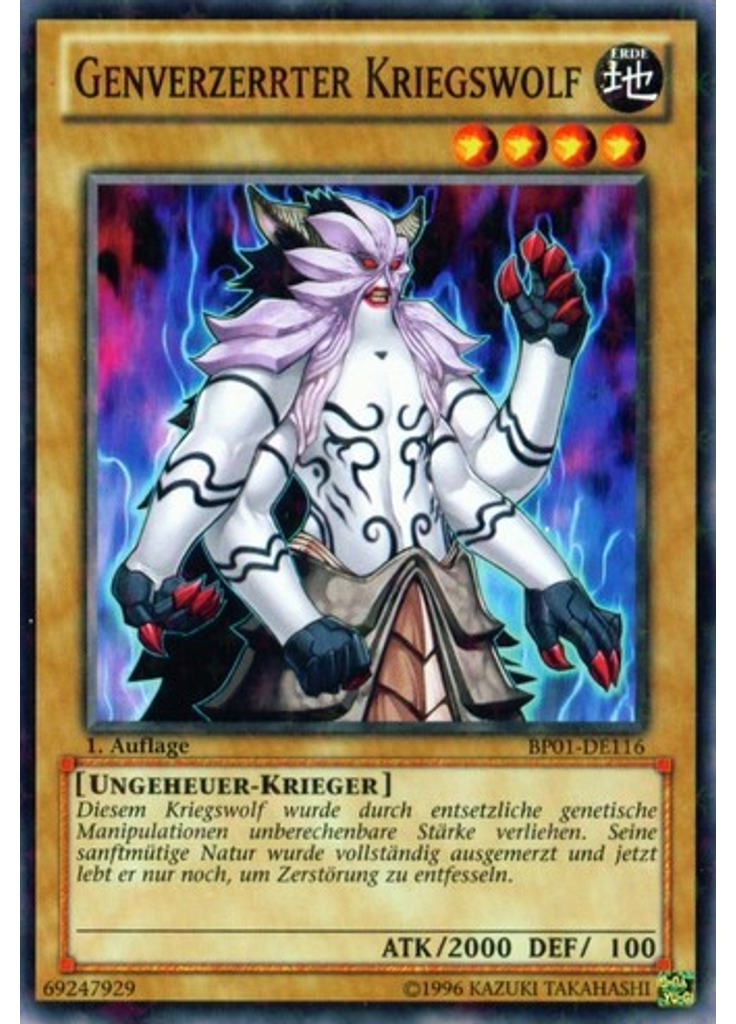 Genverzerrter Kriegswolf (Starfoil Rare 1st Edition)