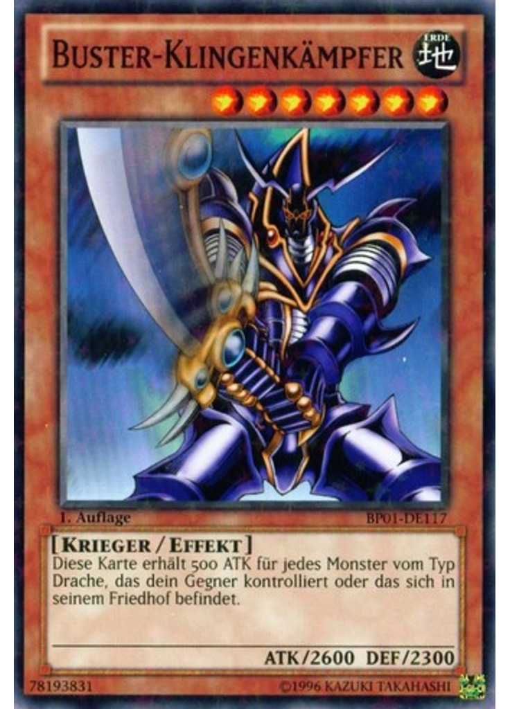 Buster-Klingenkämpfer (Starfoil Rare 1st Edition)