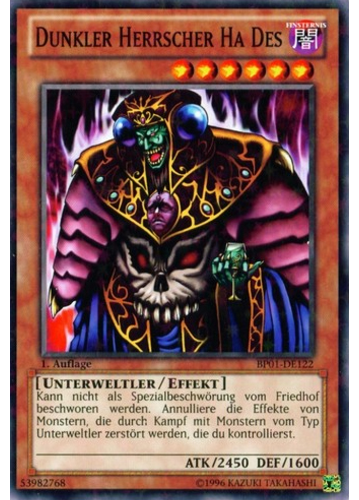 Dunkler Herrscher Ha Des (Starfoil Rare 1st Edition)