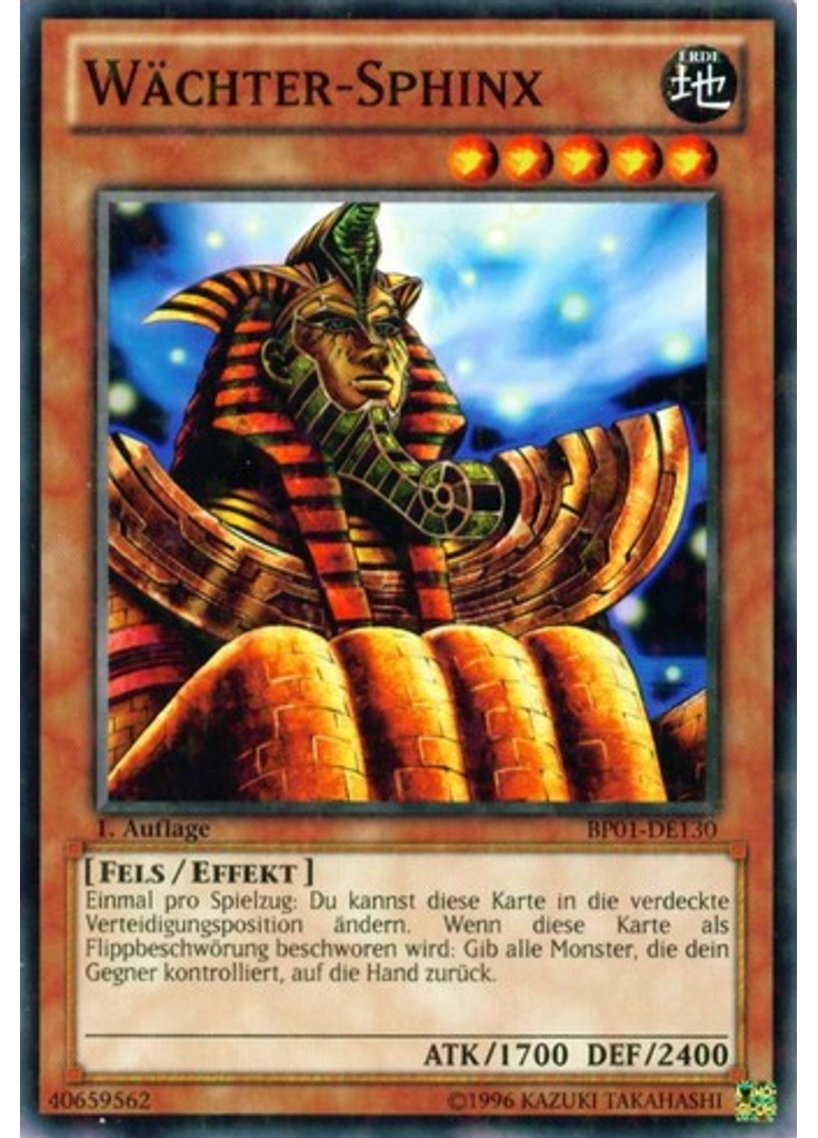 Wächter-Sphinx (Starfoil Rare 1st Edition)