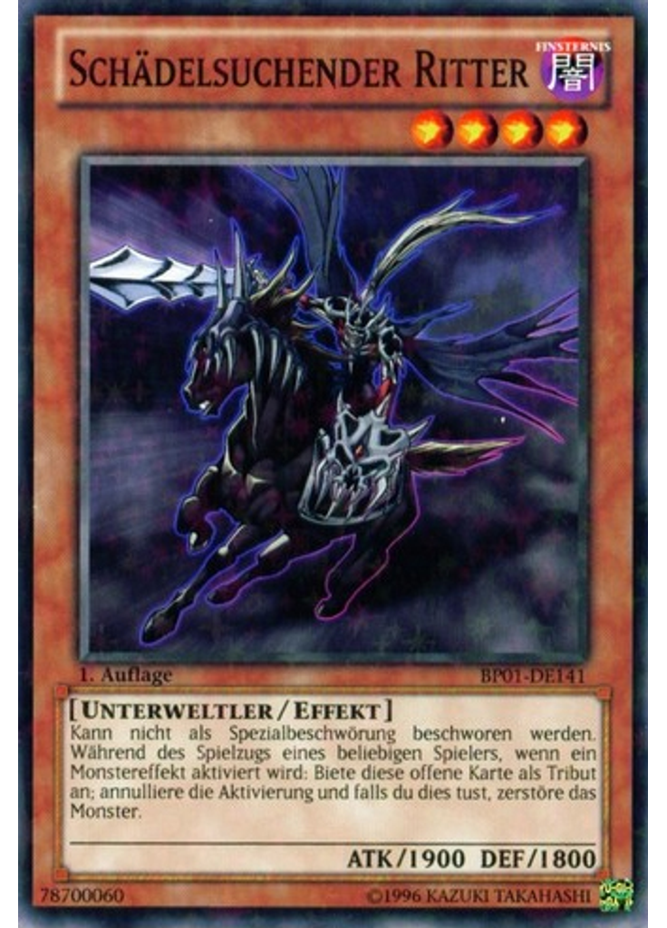 Schädelsuchender Ritter (Starfoil Rare 1st Edition)