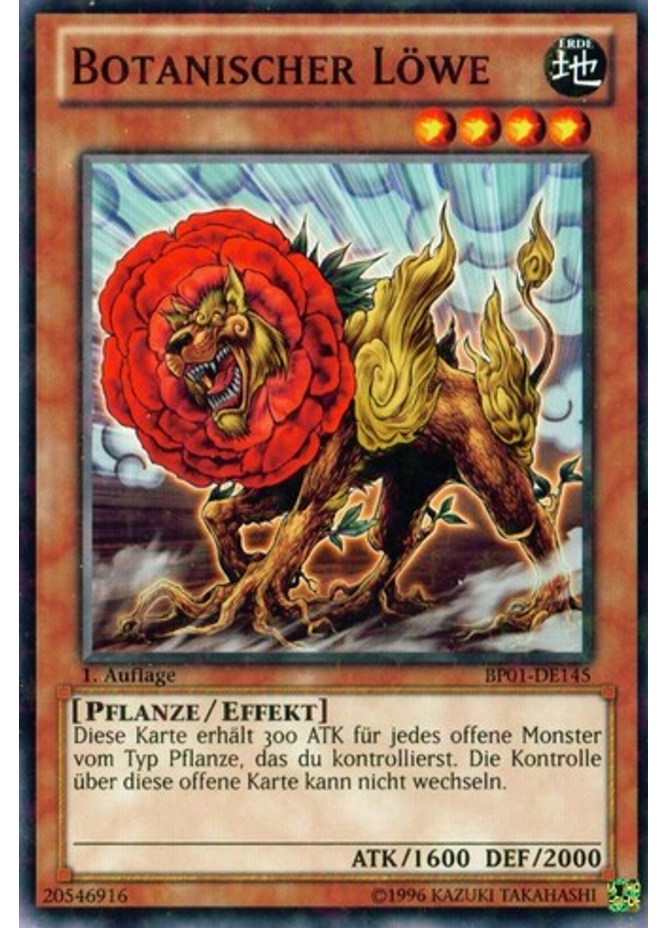 Botanischer Löwe (Starfoil Rare 1st Edition)