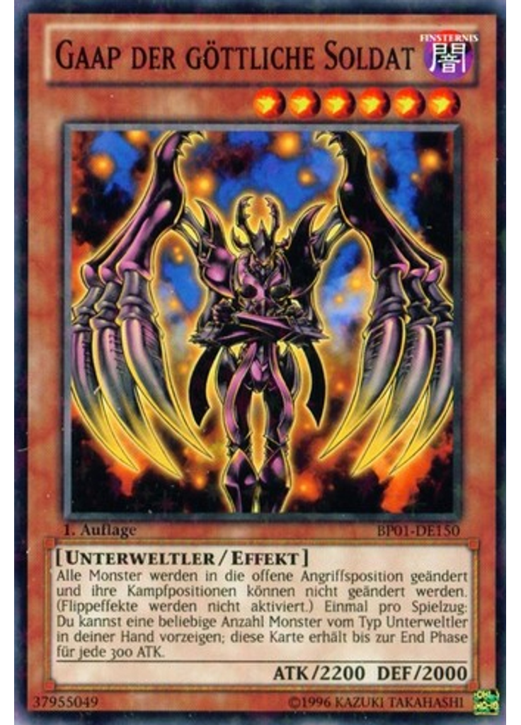 Gaap der göttliche Soldat (Starfoil Rare 1st Edition)