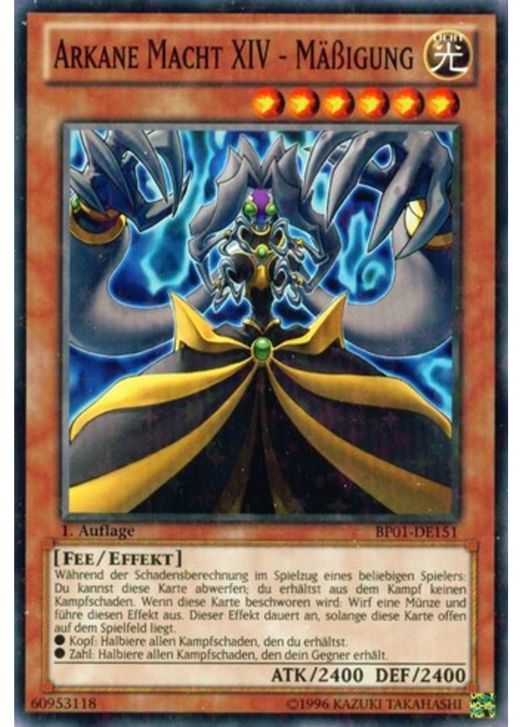 Arkane Macht XIV - Mäßigung (Starfoil Rare 1st Edition)