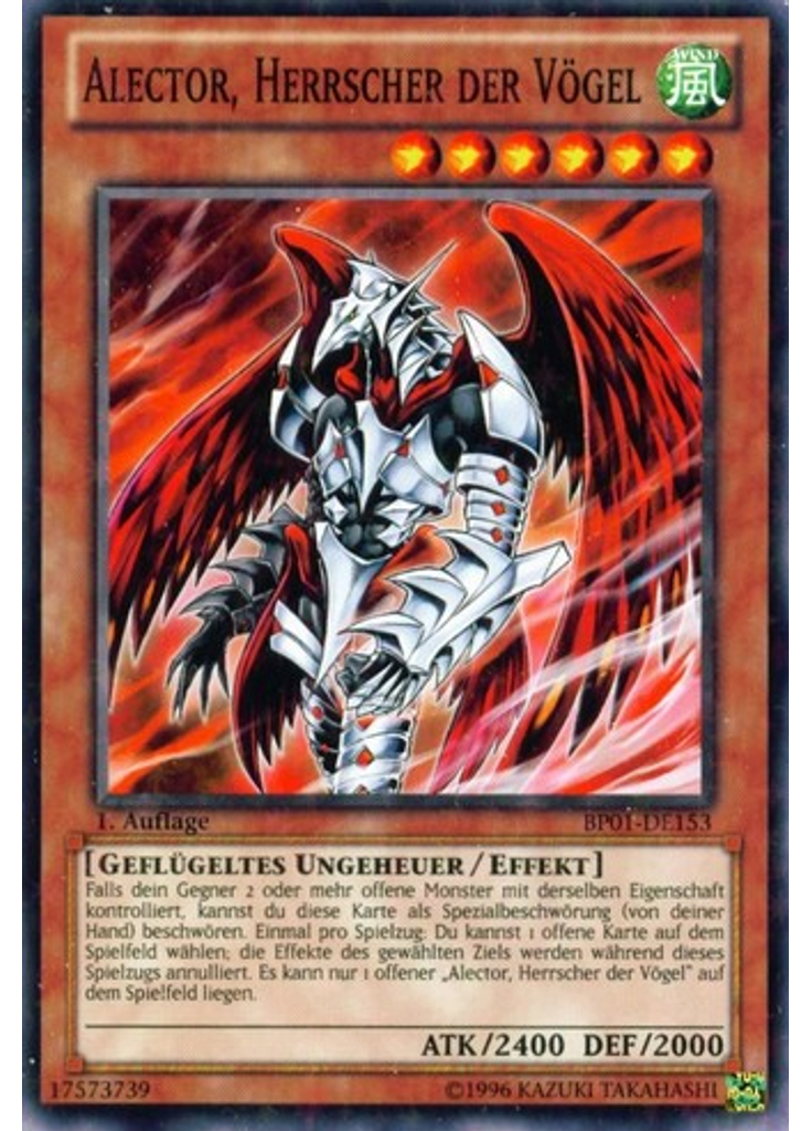 Alector, Herrscher der Vögel (Starfoil Rare 1st Edition)