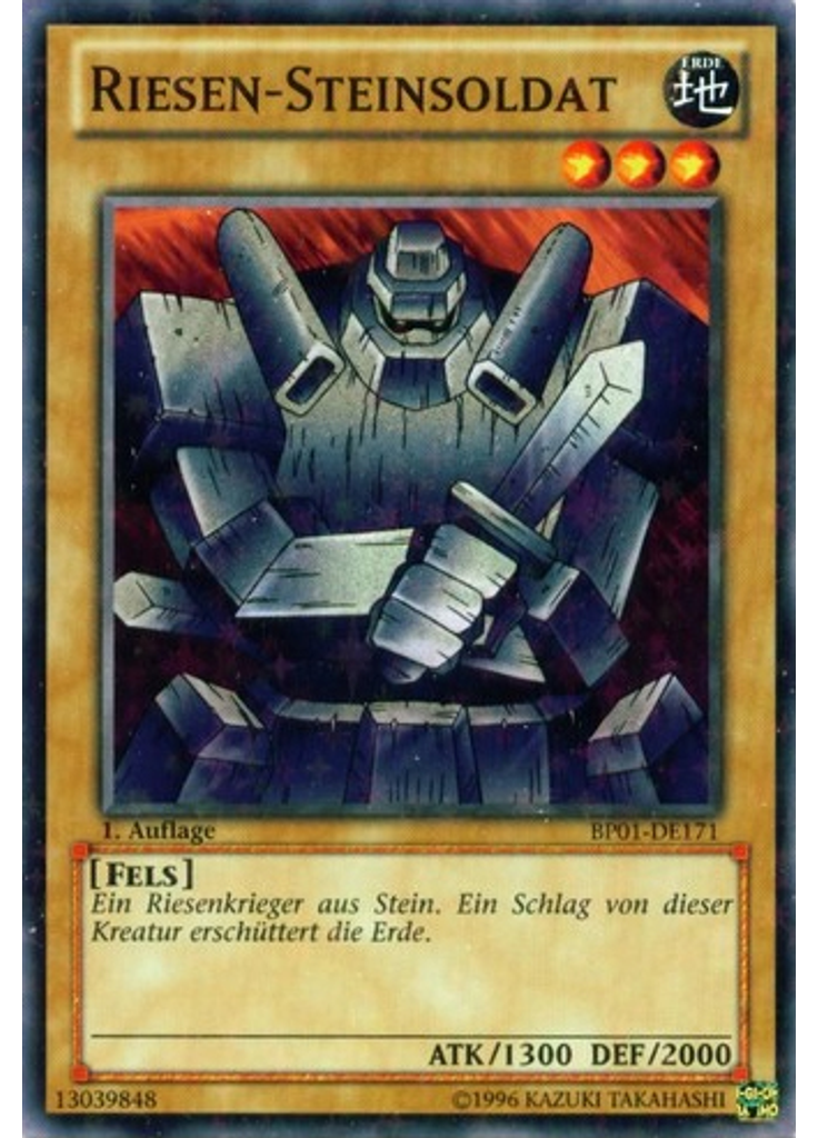 Riesen-Steinsoldat (Starfoil Rare 1st Edition)