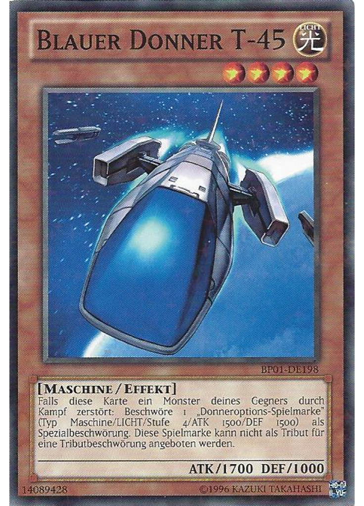 Blauer Donner T-45 (Starfoil Rare Unlimited)