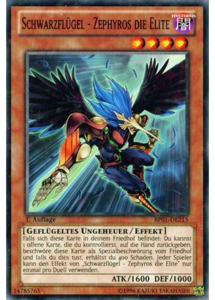 Schwarzflügel - Zephyros die Elite (Starfoil Rare 1st Edition)