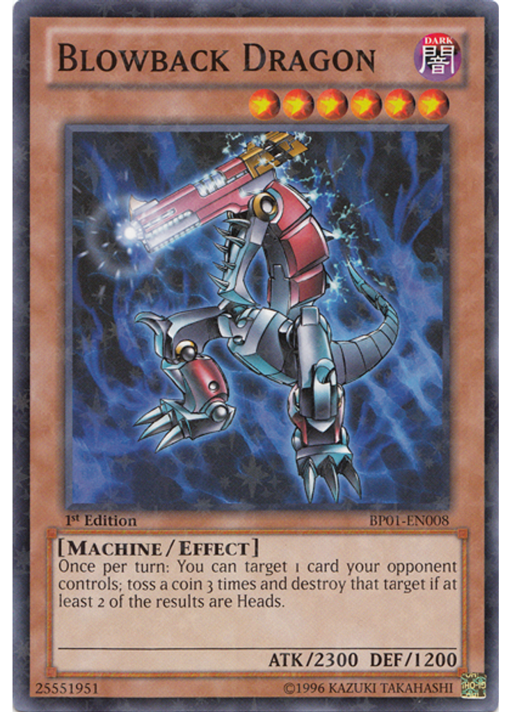Blowback Dragon (Starfoil Rare 1st Edition)