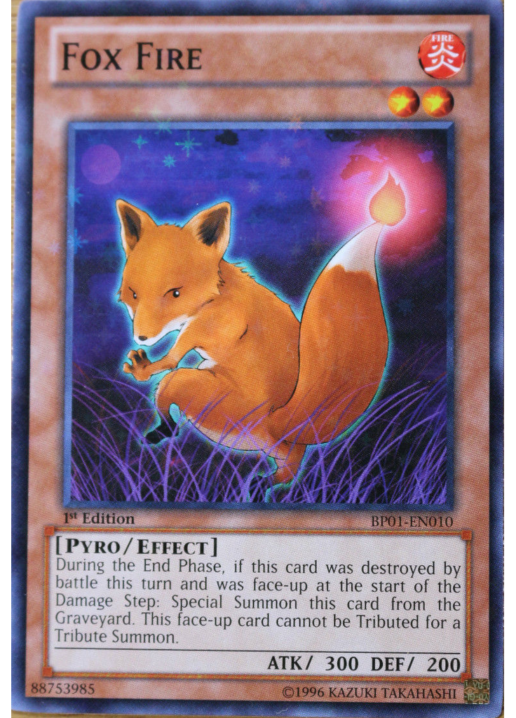 Fox Fire (Starfoil Rare 1st Edition)