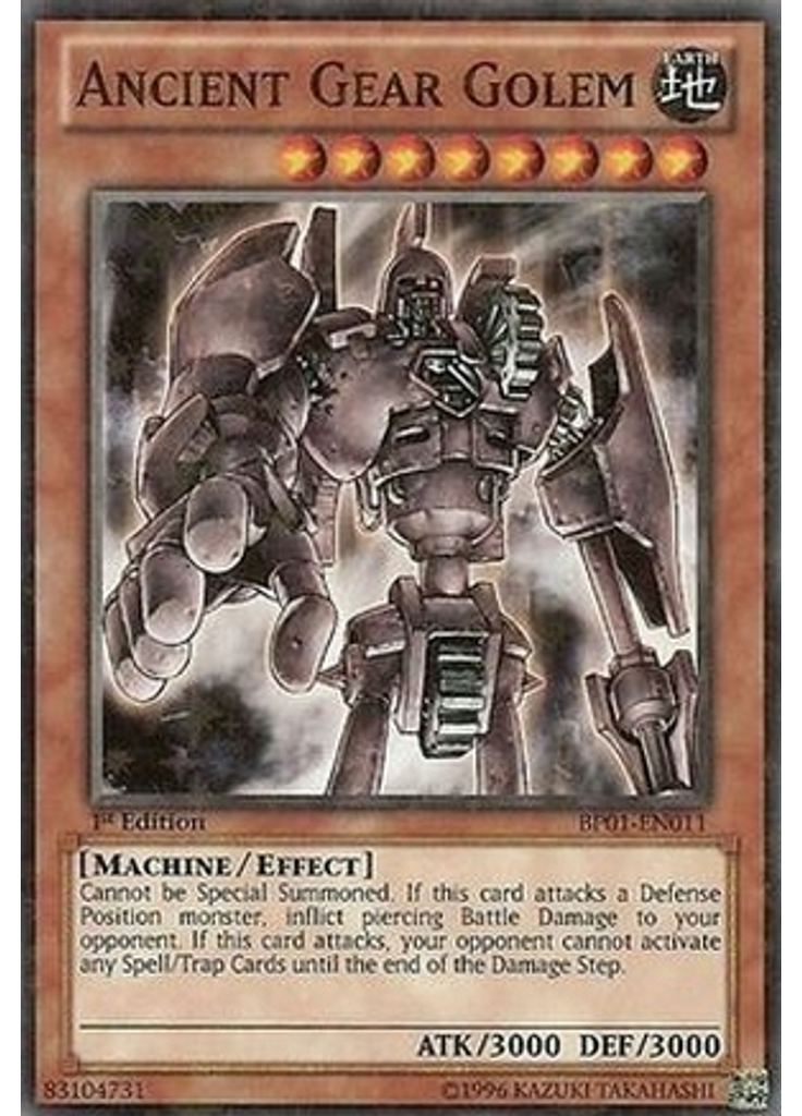 Ancient Gear Golem (Starfoil Rare 1st Edition)