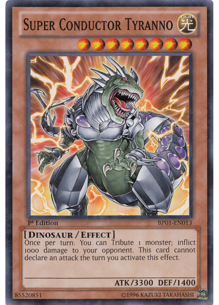Super Conductor Tyranno (Starfoil Rare 1st Edition)