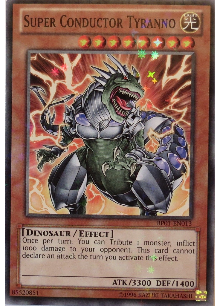 Super Conductor Tyranno (Starfoil Rare Unlimited)