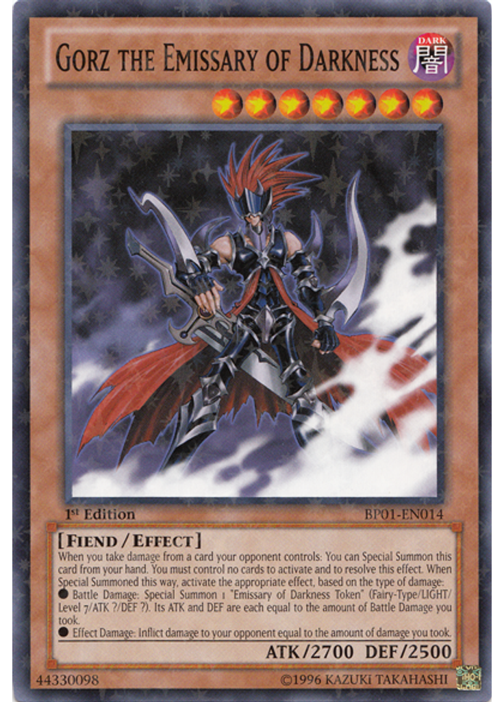 Gorz the Emissary of Darkness (Starfoil Rare 1st Edition)