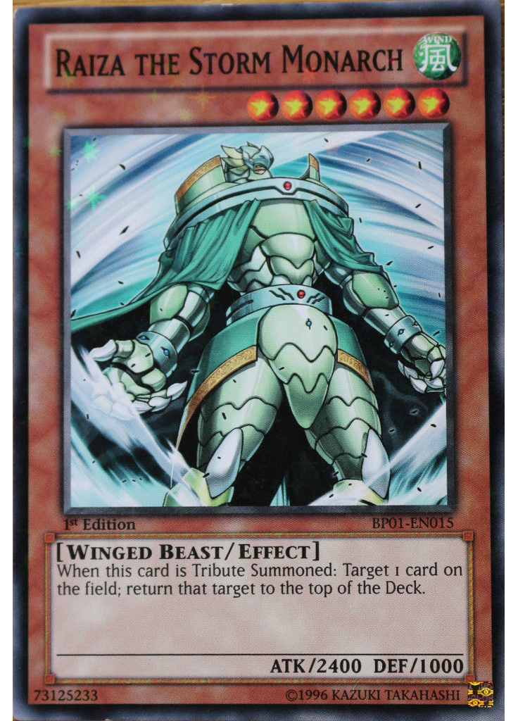 Raiza the Storm Monarch (Starfoil Rare 1st Edition)