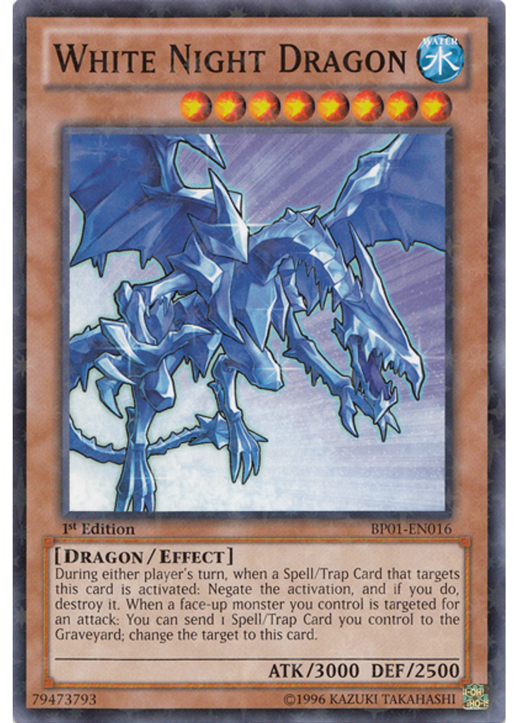 White Night Dragon (Starfoil Rare 1st Edition)