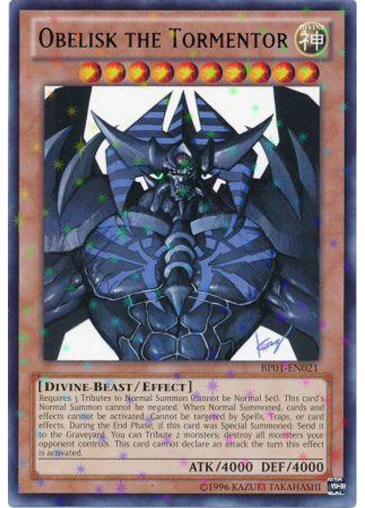 Obelisk the Tormentor (Starfoil Rare Unlimited)