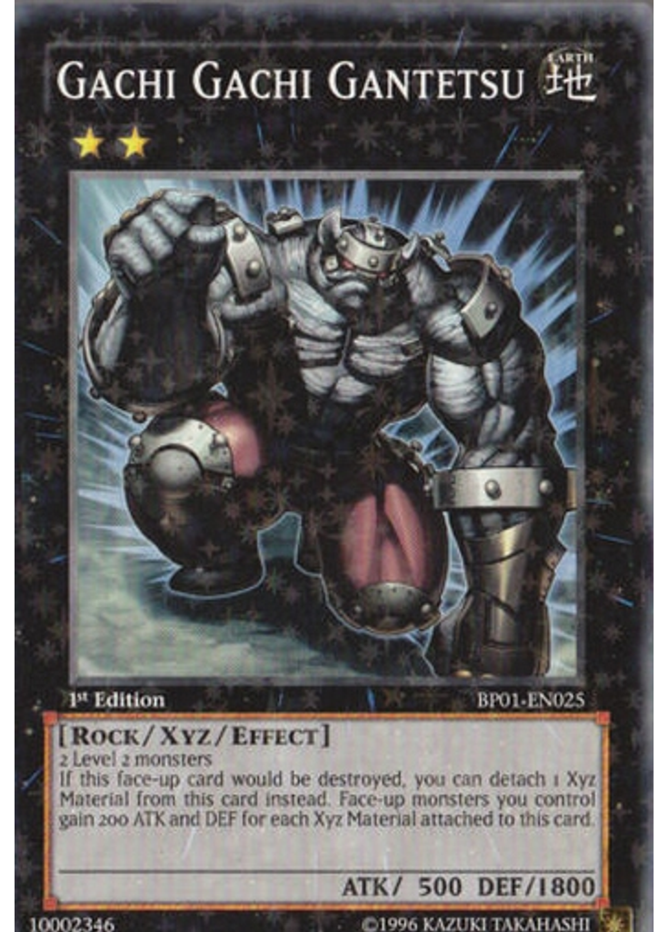 Gachi Gachi Gantetsu (Starfoil Rare 1st Edition)