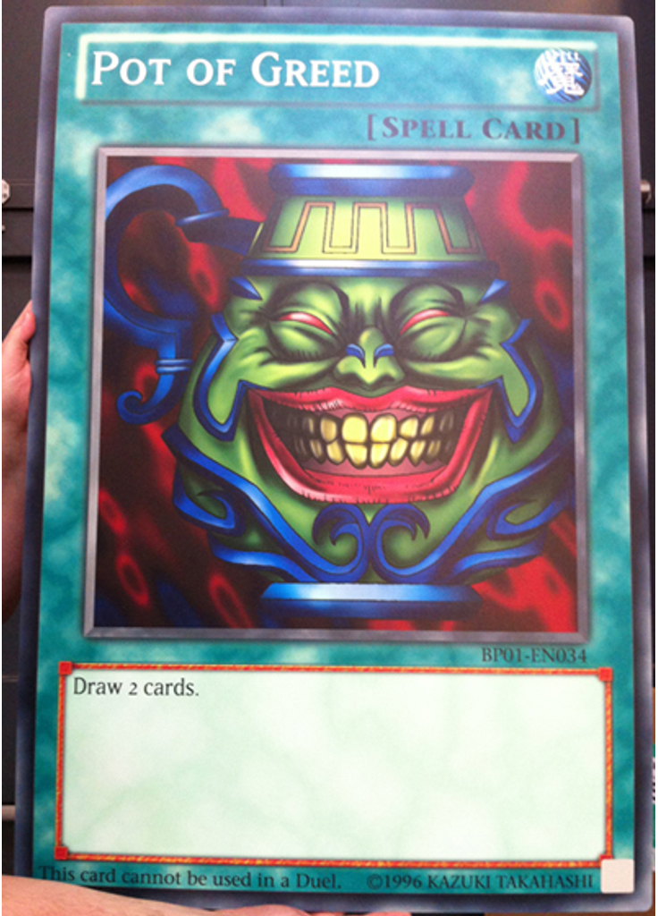 Pot of Greed (Rare Unlimited Gc)