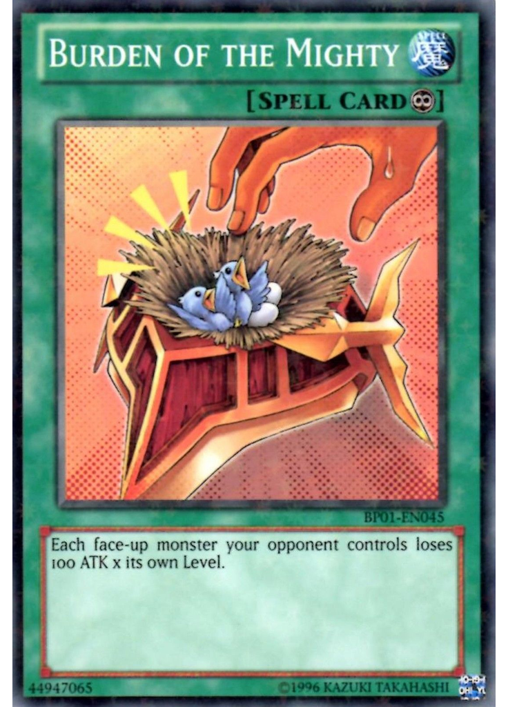 Burden of the Mighty (Starfoil Rare Unlimited)