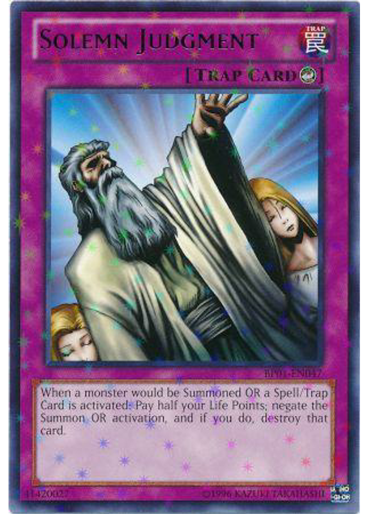 Solemn Judgment (Starfoil Rare Unlimited)