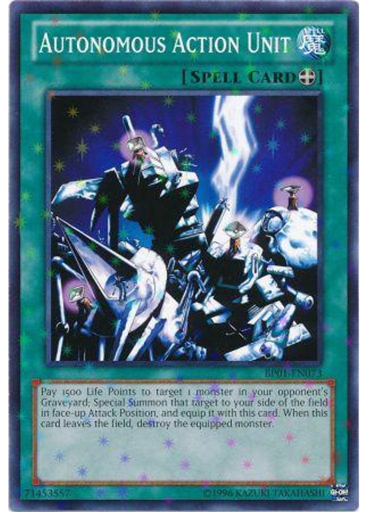 Autonomous Action Unit (Starfoil Rare Unlimited)