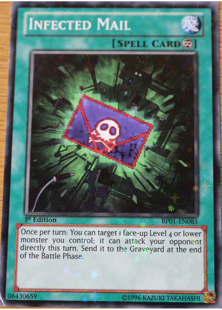 Infected Mail (Starfoil Rare 1st Edition)