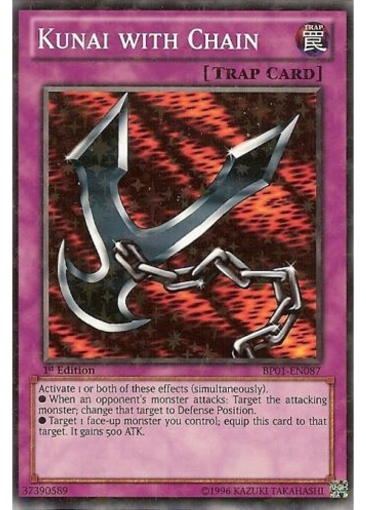 Kunai with Chain (Starfoil Rare 1st Edition)