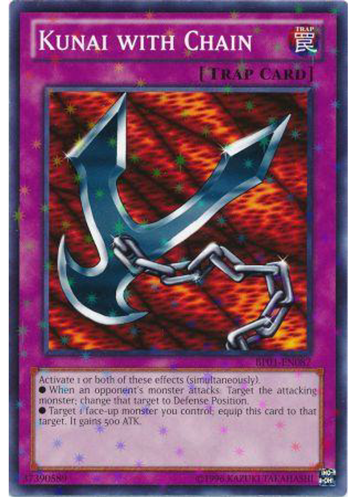 Kunai with Chain (Starfoil Rare Unlimited)