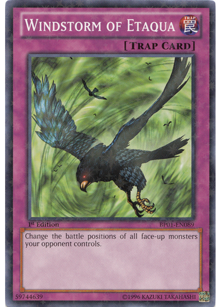Windstorm of Etaqua (Starfoil Rare 1st Edition)