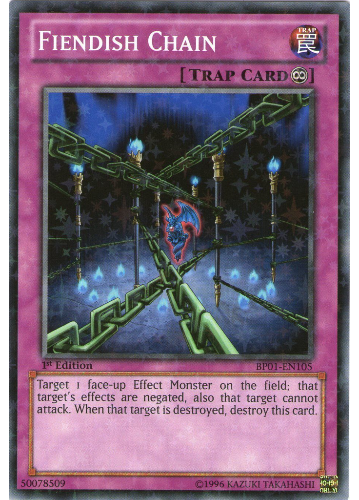 Fiendish Chain (Starfoil Rare 1st Edition)