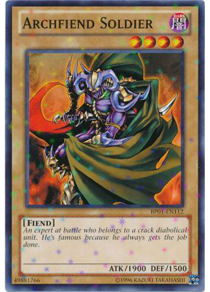 Archfiend Soldier (Starfoil Rare Unlimited)