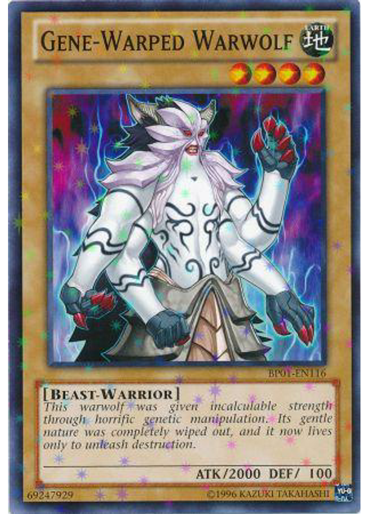 Gene-Warped Warwolf (Starfoil Rare Unlimited)