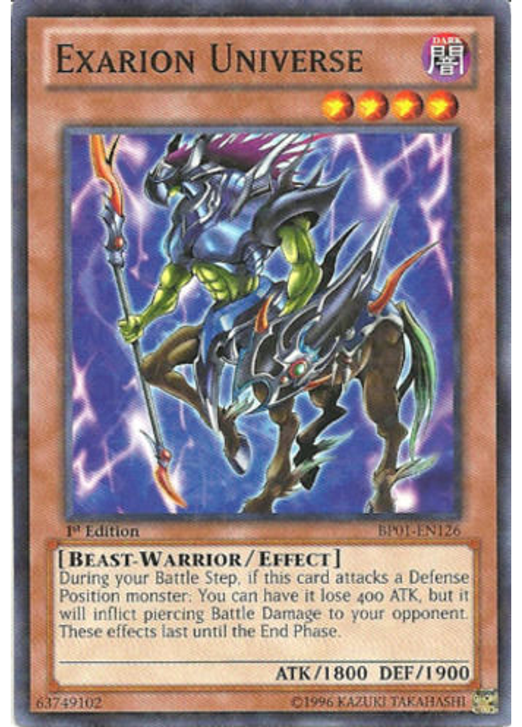 Exarion Universe (Starfoil Rare 1st Edition)