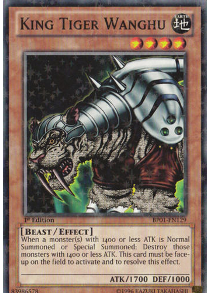 King Tiger Wanghu (Starfoil Rare 1st Edition)