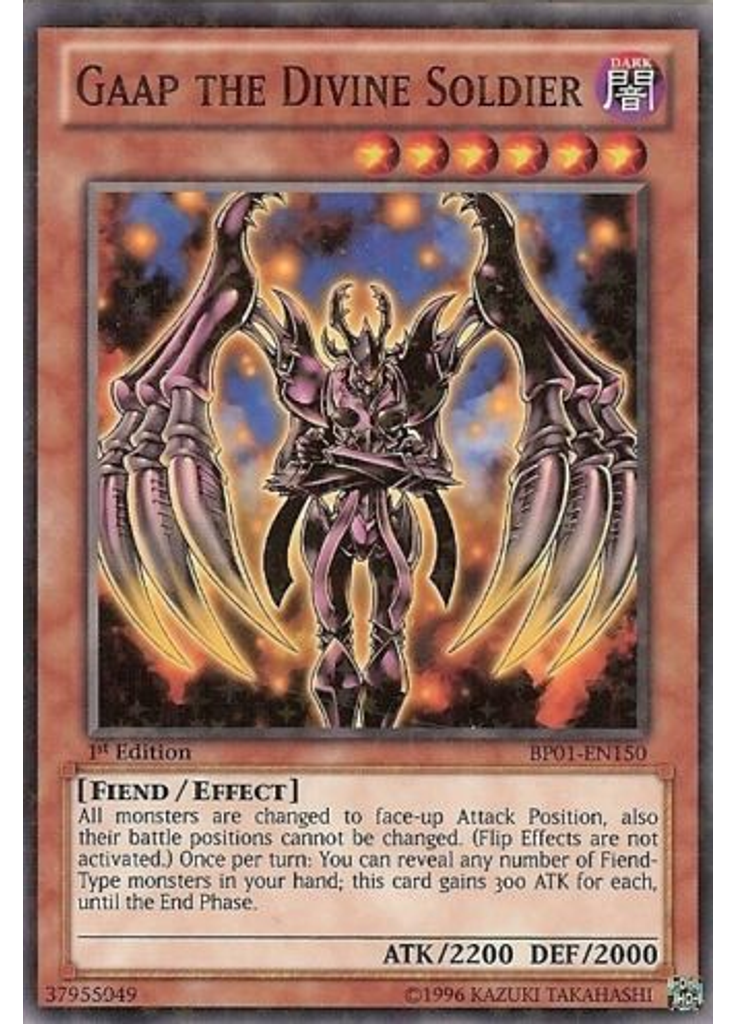 Gaap the Divine Soldier (Starfoil Rare 1st Edition)