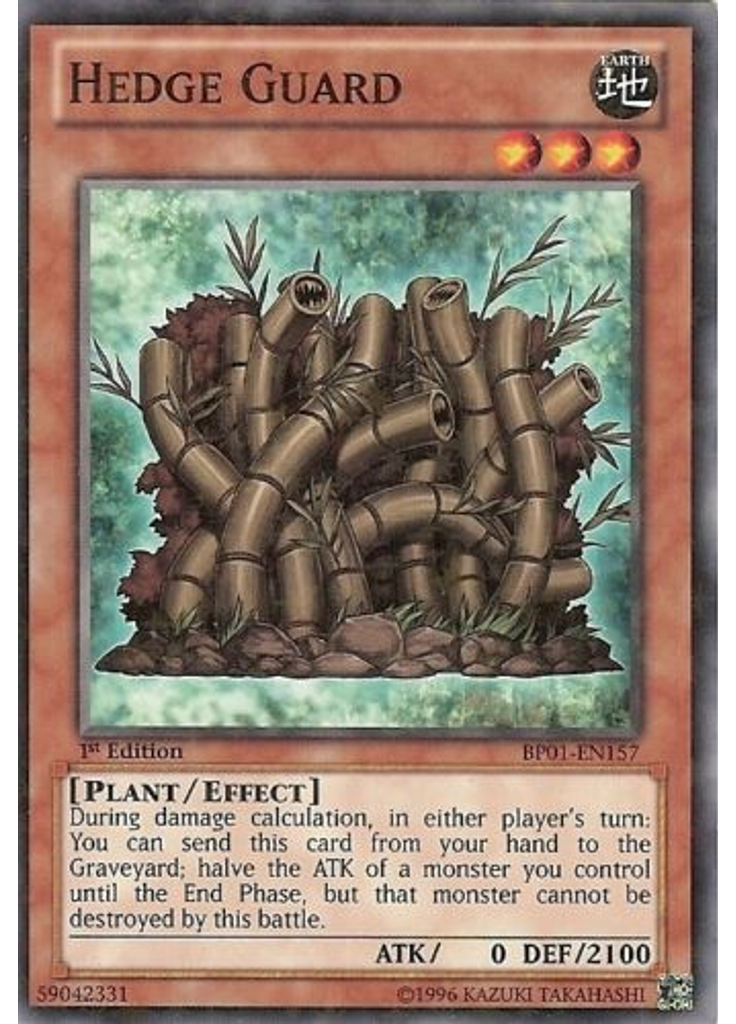 Hedge Guard (Starfoil Rare 1st Edition)