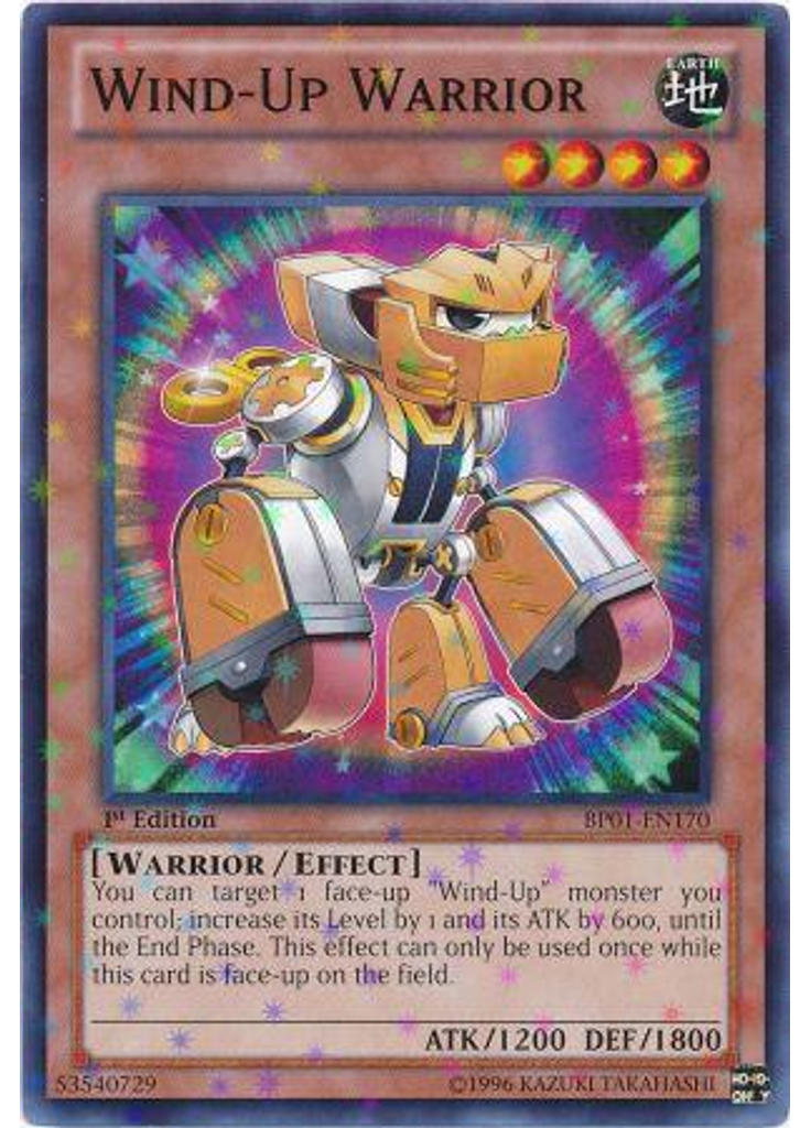 Wind-Up Warrior (Starfoil Rare 1st Edition)