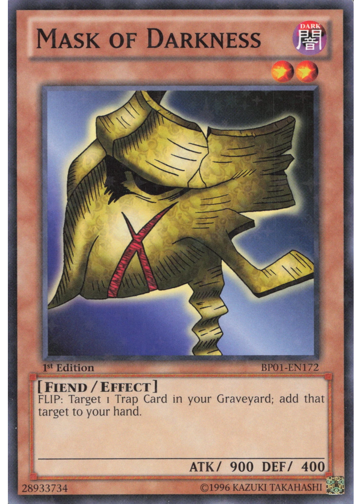 Mask of Darkness (Starfoil Rare 1st Edition)