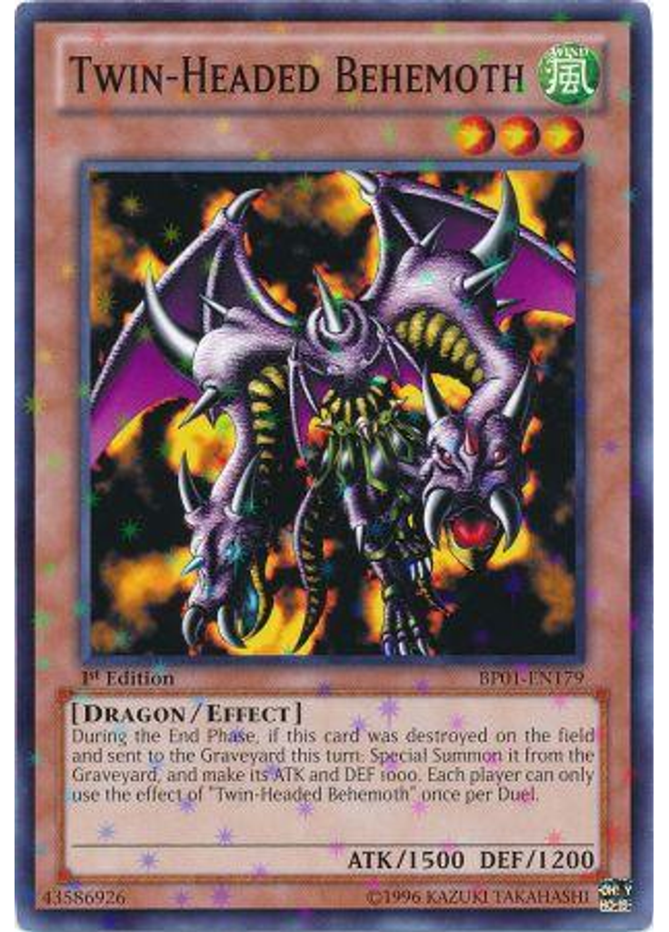 Twin-Headed Behemoth (Starfoil Rare 1st Edition)