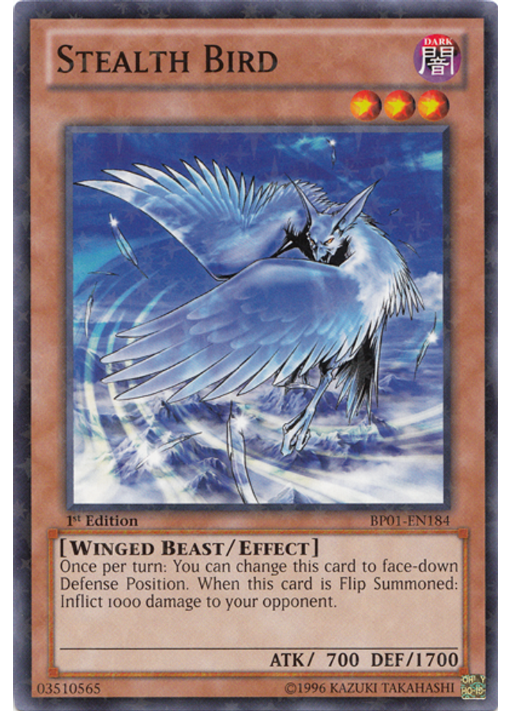 Stealth Bird (Starfoil Rare 1st Edition)