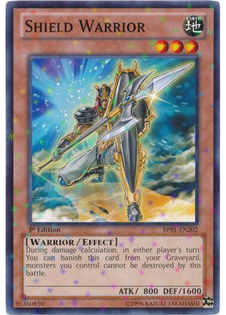 Shield Warrior (Starfoil Rare 1st Edition)